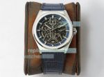 Swiss Replica Zenith DEFY Classic Stainless Steel 41MM Black Skeleton Watch 41MM